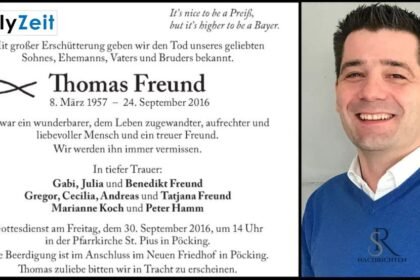 Thomas Freund Krankheit