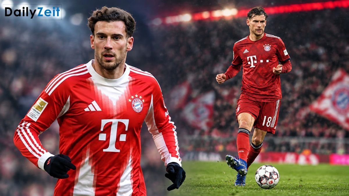 Leon Goretzka während eines Fußballspiels mit dem FC Bayern München