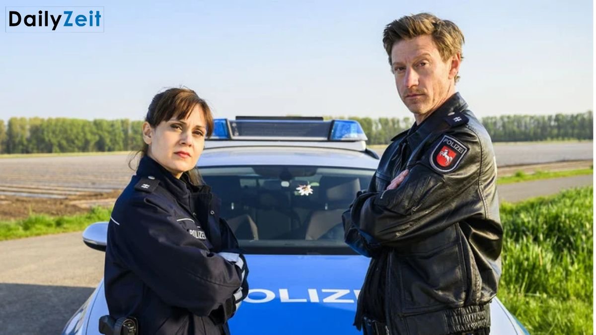 Hauptdarsteller des ZDF-Krimis „Friesland“ in einer offiziellen Szenenaufnahme.